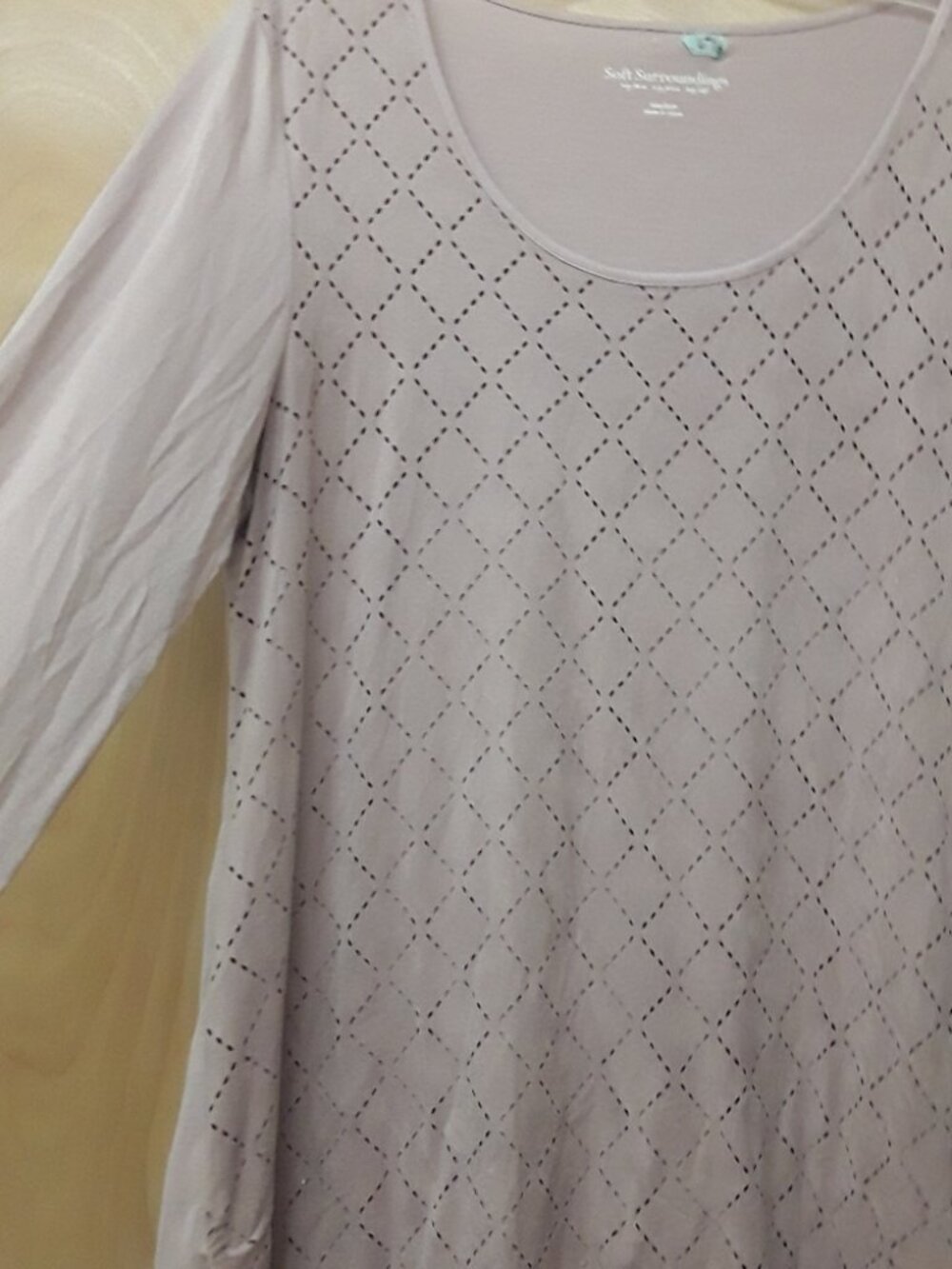 Soft Surroundings Lavender Periwinkle Top Tunic M
